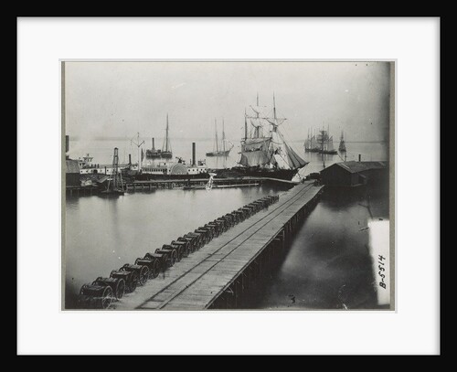 Magazine wharf at City Point, Virginia by Mathew & studio Brady