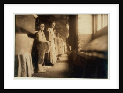 Young doffer at Richmond spinning Mills, Chattanooga, Tennessee, 1910 by Lewis Wickes Hine