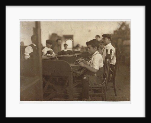 Child apprentice at De Pedro Casellas Cigar Factory, Tampa, Florida, 1909 by Lewis Wickes Hine
