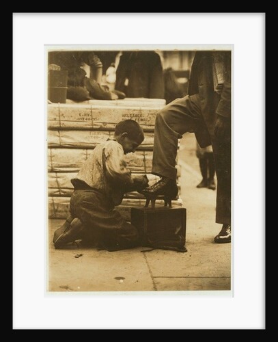Bootblack in the Bowery, New York, 1910 by Lewis Wickes Hine