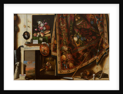 Trompe l'oeil. A Cabinet in the Artist's Studio, 1670-71 by Cornelis Norbertus Gijsbrechts