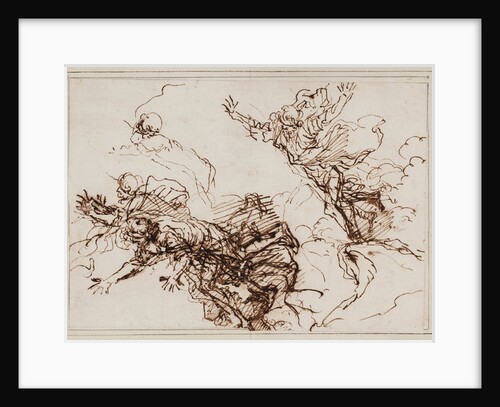 Studies for the Death of Empedocles, after 1666 by Salvator Rosa