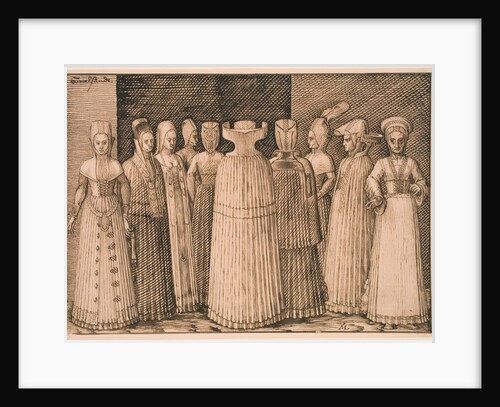 Ten Women of Stralsund, 1571/73 by Melchior Lorck