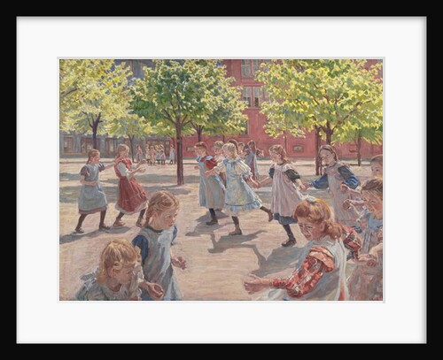 Playing Children, Enghave Square, 1907-08 by Peter Marius Hansen