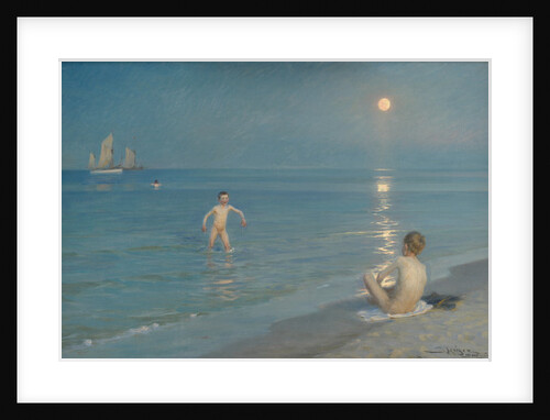 Boys Bathing at Skagen. Summer Evening, 1899 by Peder Severin Kroyer