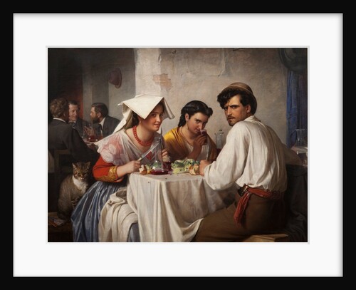 In a Roman Osteria, 1866 by Carl Bloch