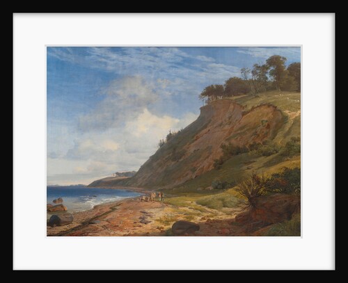 A Danish Coast. View from Kitnæs by the Roskilde Fjord, 1843 by Johan Thomas Lundbye