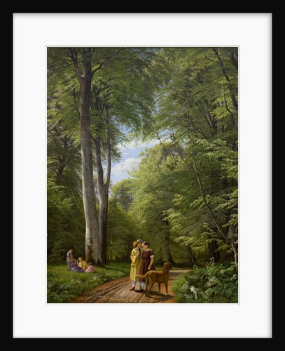 A Beech Wood in May near Iselingen Manor, Zealand, 1857 by Peter Christian Skovgaard