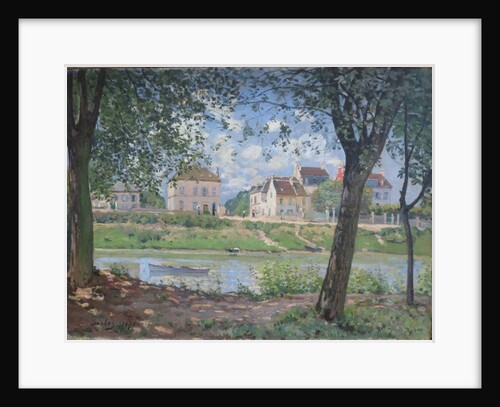 Villeneuve-la-Garenne, 1872 by Alfred Sisley