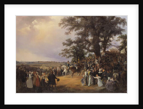 Review in Ladugardsgarde Fields During Tsar Nicholas' Visit in 1838 by Baron Karl-Stefan Bennet