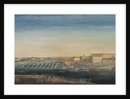 The Acclamation of King Carl XIV Johan of Sweden 1818 by Axel Frederick Cederholm