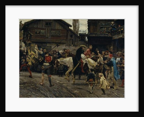 Peder Sunnanvader's and Master Knut's Ignominious Entry Into Stockholm in 1526, 1879 by Carl Gustaf Hellqvist