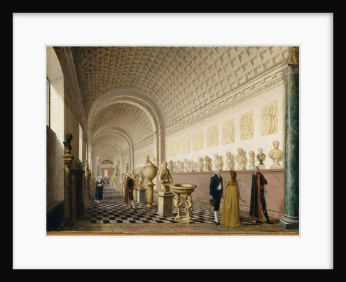 The Inner Gallery of the Royal Museum at the Royal Palace, Stockholm, 1796 by Pehr Hillestrom