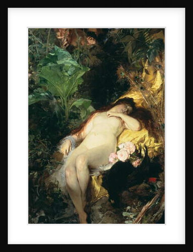 Nymph and Fauns, 1875 by Julius Kronberg