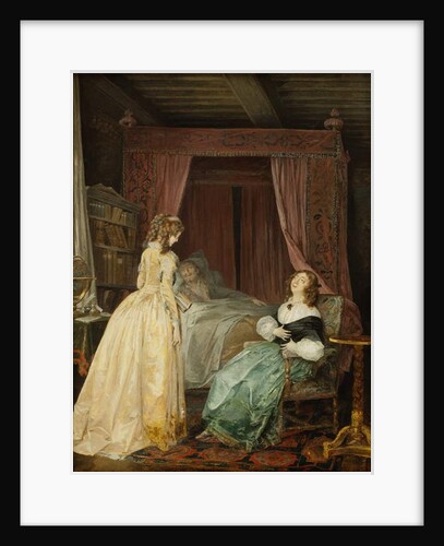 Queen Kristina of Sweden Visiting Professor Saumaise 1794 by Niclas II Lafrensen