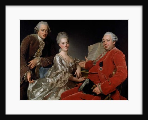 John Jennings Esq. and His Brother and Sister-in-Law, 1769 by Alexander Roslin