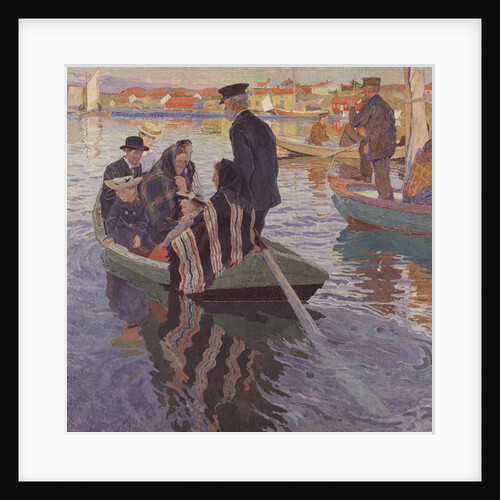 Church Goers in a Boat, 1909 by Carl Wilhelm Wilhelmson