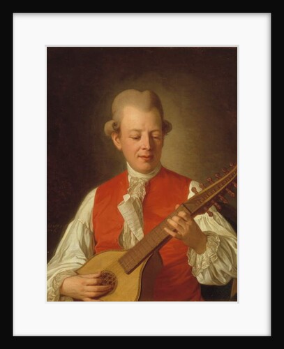 Portrait of the poet Carl Mikael Bellman 1779 by Per Krafft