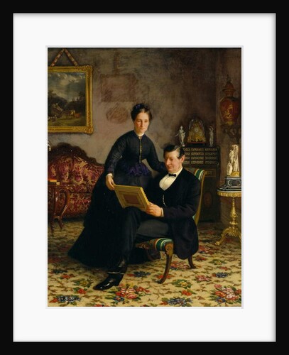 Mr Robert Constantin and Mrs Maria Eleonora Berggren by Gottfrid Virgin