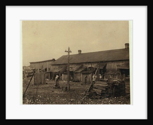 Housing for about 50 employees of Maggioni Canning Co., Port Royal, South Carolina, surrounded by marsh and on an old shell pile, 1912 by Lewis Wickes Hine