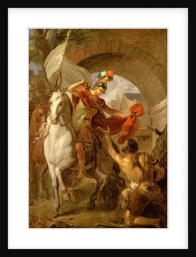 Saint Martin Sharing his Coat with a Beggar, c.1737 by Louis Galloche