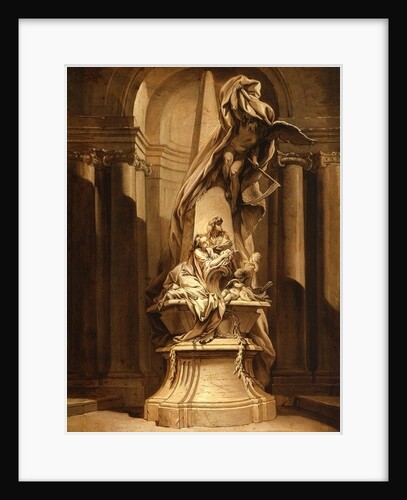 Monument to Mignard, c.1735 by Francois Boucher