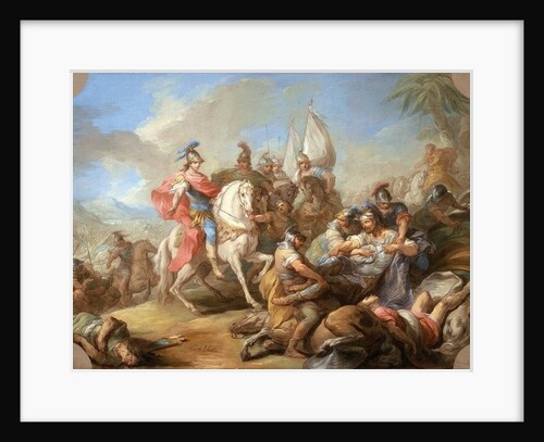 The Victory of Alexander over Porus, c.1738 by Carle van Loo