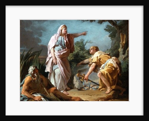Aethra Showing her Son Theseus the Place Where his Father had Hidden his Arms, 1768 by Nicolas Guy Brenet
