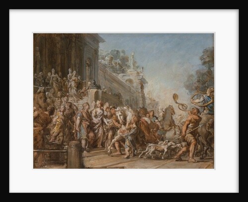 The Departure of Dido and Aeneas for the Hunt, 1772-4 by Jean Bernard Restout