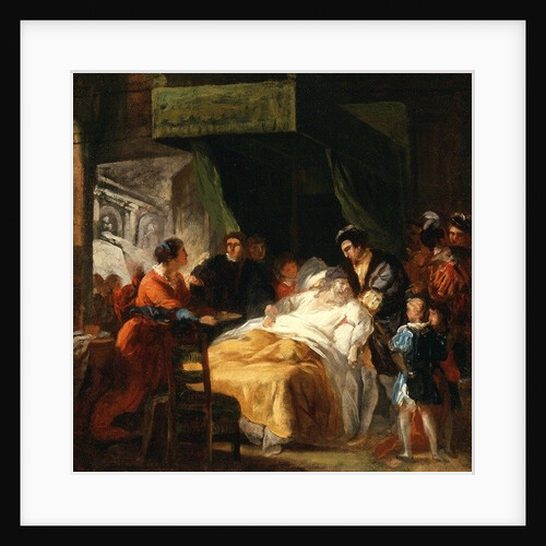 The Death of Leonardo da Vinci in the Arms of François I, c.1781 by Francois Guillaume Menageot