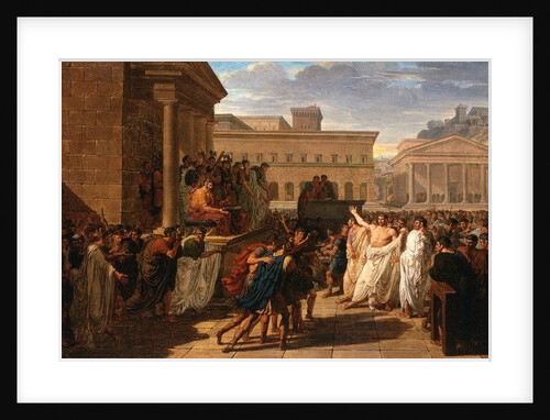 Brutus Listening to the Ambassadors from the Tarquins, c.1815 by Louis Lafitte