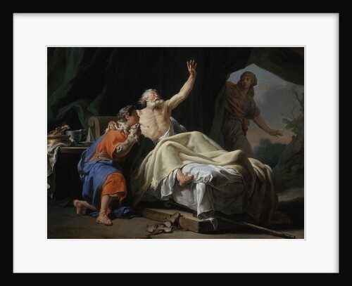 Isaac Blessing Jacob, 1768 Paintings by Nicolas Guy Brenet