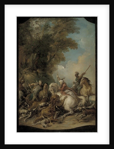 The Lion Hunt, 1735 by Jean Francois de Troy