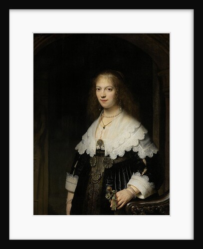 Portrait of a Woman, possibly Maria Trip, 1639 by Rembrandt Harmensz. van Rijn