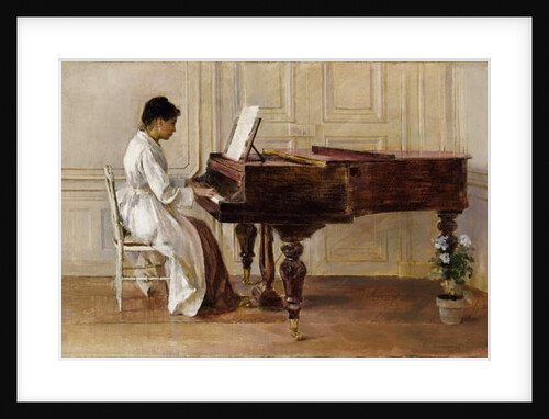 At the Piano, 1887 by Theodore Robinson
