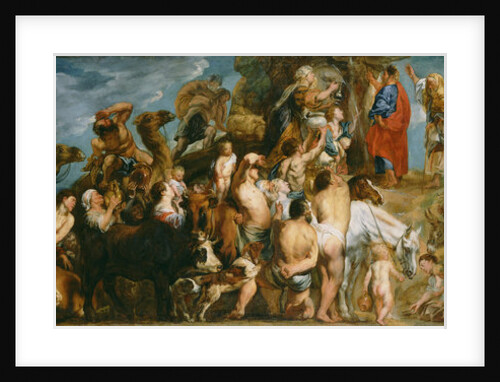 Moses Striking Water from the Rock, c.1645-50 by Jacob Jordaens