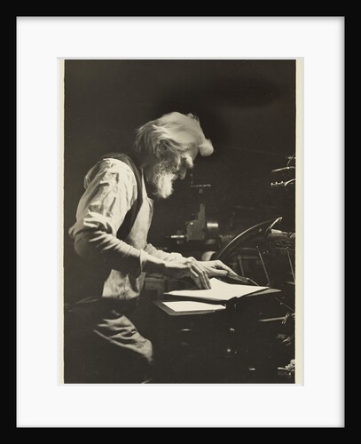 Printer in New York, 1905 by Lewis Wickes Hine