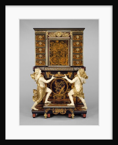 Cabinet on stand with medallions after Jean Varin, c.1675-80 by Andre Charles Boulle