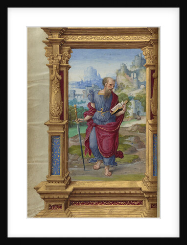 Saint Paul from the Getty Epistles, c.1528-30 by Master of the Getty Epistles