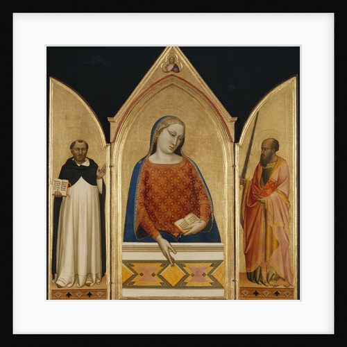 The Virgin Mary with Saints Thomas Aquinas and Paul, c.1335 by Bernardo Daddi
