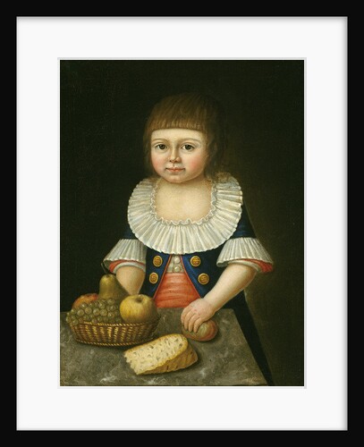 Boy with a Basket of Fruit, c.1790 by American School