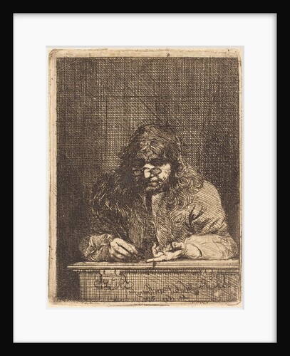 Self-Portrait Drawing , 1675 by Michael Leopold Willmann