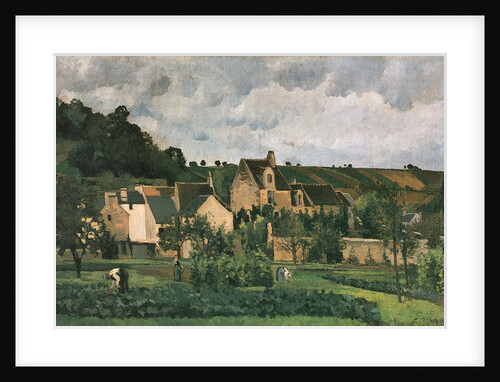 The Hermitage at Pontoise, 1867 by Camille Pissarro