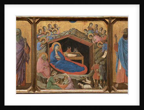 The Nativity with the Prophets Isaiah and Ezekiel, 1308-11 by Duccio di Buoninsegna