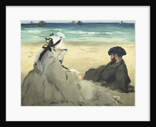 On the Beach, 1873 by Edouard Manet