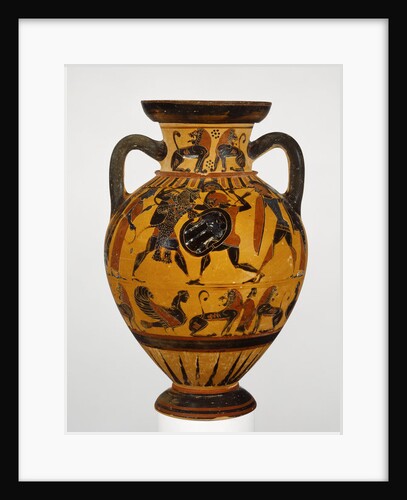 Euboean black-figure neck amphora, c.570-60 BC by Greek school