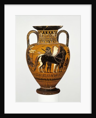 Attic black-figure neck amphora with apotheosis of Heracles, c.530-20 BC by Greek school