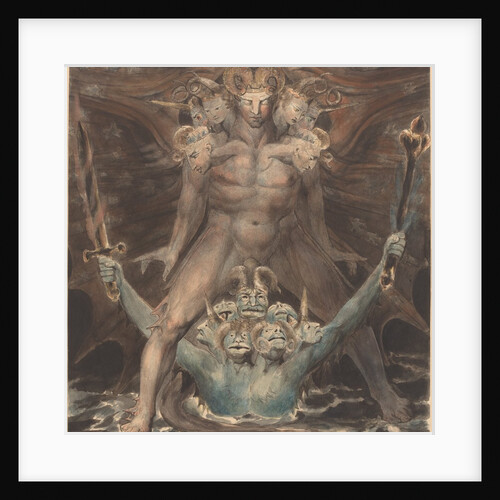The Great Red Dragon and the Beast from the Sea, c.1805 by William Blake