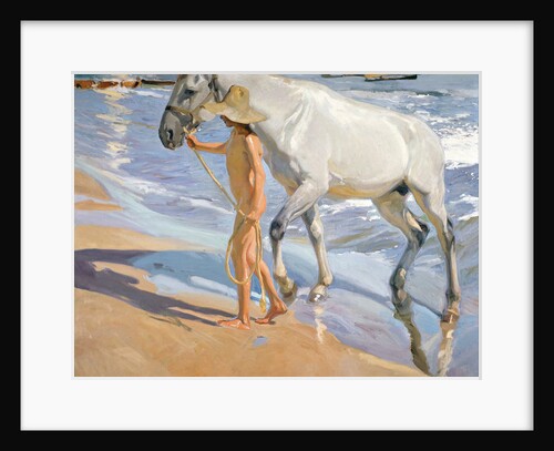 Washing the Horse, 1909 by Joaquin Sorolla y Bastida
