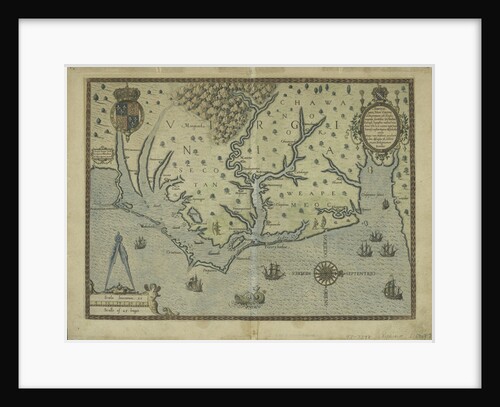 Newly discovered Virginia, 1590 by Theodore de after White John Bry